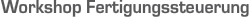 Workshop Fertigungssteuerung